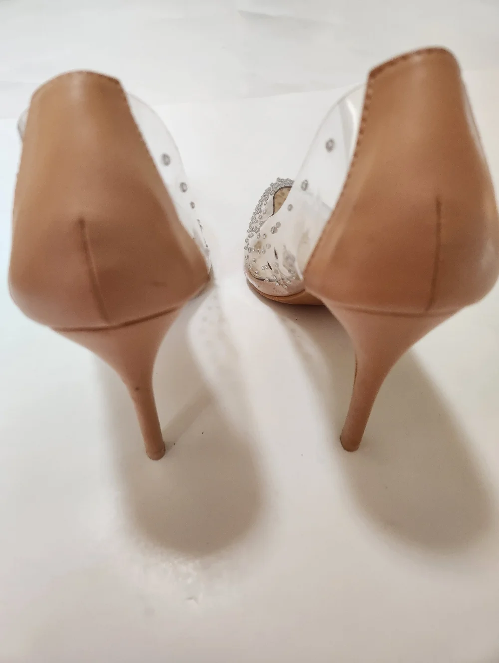 Cushionaire Glam Rhinestone Wedding Prom Formal Heels Size 8.5